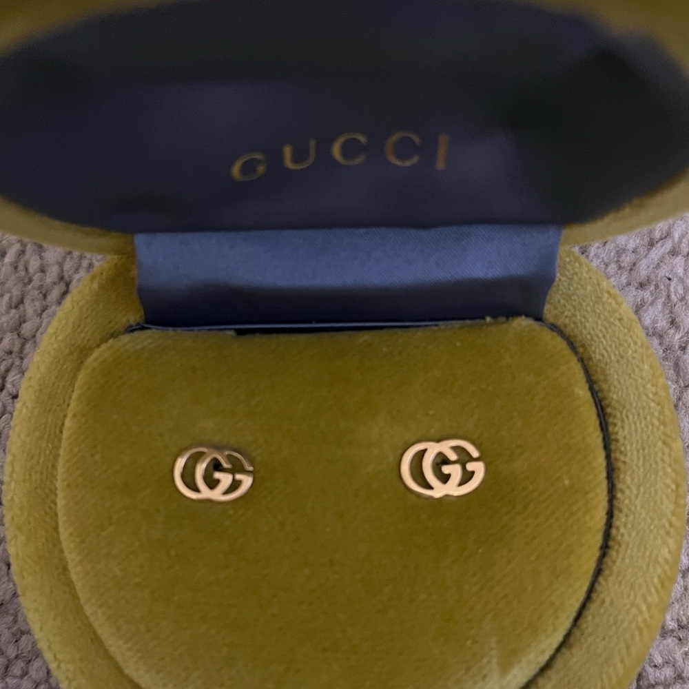 Gold Gucci Studs
